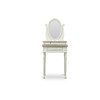 Baxton Studio Anjou Traditional French Accent Dressing Table with Mirror 111-6038
